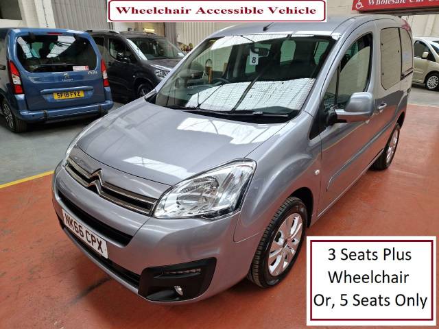 Citroen Berlingo WHEELCHAIR ACCESSIBLE 1.6 BlueHDi 100 Feel Edition 5dr MPV Diesel Grey